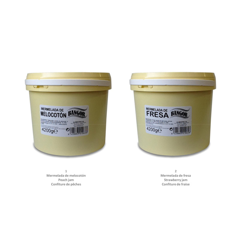 MERMELADA DE MELOCOTÓN CUBO 2/4200g